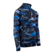 Load image into Gallery viewer, Spyder Boys' Limitless Camo Zip T-Neck Top