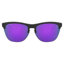Load image into Gallery viewer, Oakley Frogskins Lite Crystalline Collection Sunglasses Matte Black/Violet Iridium