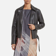 Load image into Gallery viewer, Kenneth Cole New York Women&#39;s Classic Motorcycle Jacket
