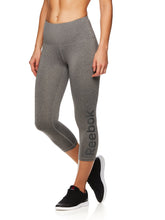 Load image into Gallery viewer, Reebok Women&#39;s Team Highrise Capri Leggings
