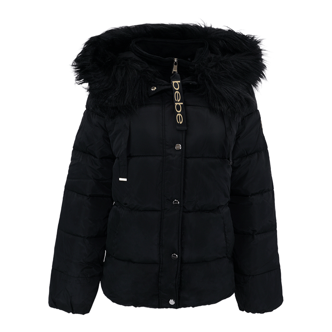 Bebe Women's Bib Puffer Jacket