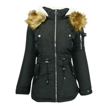 Load image into Gallery viewer, Madden Girl Women&#39;s Fur Sherpa Hooded Jacket
