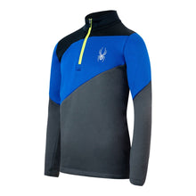 Load image into Gallery viewer, Spyder Boys&#39; Ambush Zip T-Neck Top
