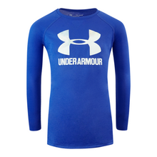 Load image into Gallery viewer, Under Armour Girls&#39; Big Metallic Logo L/S Shirt
