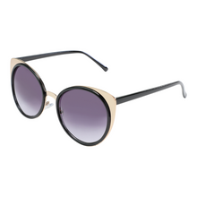 Load image into Gallery viewer, Round Acrylic Sunglasses Black

