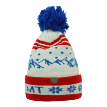 Load image into Gallery viewer, Cirque Mountain Big Sky MT Snowing Mountains Beanie

