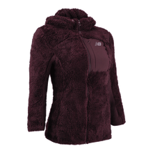 Load image into Gallery viewer, New Balance Women&#39;s Full Zip Sherpa Fleece Hooded Jacket
