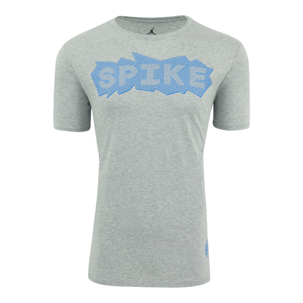 Nike Jordan Men's Air Spike 40 BKNY T-Shirt Grey L