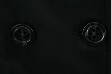 Load image into Gallery viewer, Maralyn &amp; Me Double-Breasted Hooded Wool Peacoat Black S
