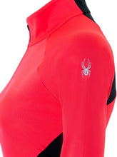 Load image into Gallery viewer, Spyder Women&#39;s Omny Half Zip T-Neck Top
