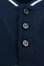 Load image into Gallery viewer, Kenneth Cole Reaction Men&#39;s Color Block Pique Baseball Henley S/S Shirt
