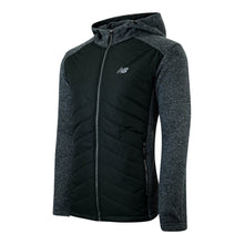 Load image into Gallery viewer, New Balance Men&#39;s Quilted Full-Zip Fleece Hooded Jacket
