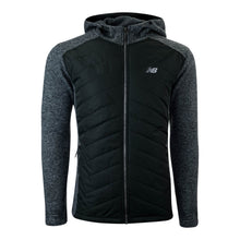 Load image into Gallery viewer, New Balance Men&#39;s Quilted Full-Zip Fleece Hooded Jacket
