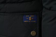 Load image into Gallery viewer, IZOD Men&#39;s Sherpa-Lined Collar Winter Jacket Black 2XL
