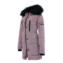 Load image into Gallery viewer, Jessica Simpson Long Puffer Jacket Dusty Pink L
