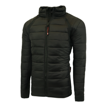 Load image into Gallery viewer, Canada Weather Gear Men&#39;s Poly Woven Full Zip Quilted Jacket Black 2XL
