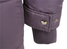 Load image into Gallery viewer, Jessica Simpson Women&#39;s Fur Trimmed Sherpa Lined Quilted Puffer Jacket Mauve L
