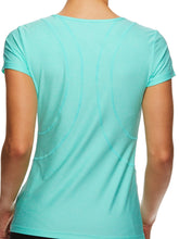 Load image into Gallery viewer, Reebok Women&#39;s Fitted Performance Reverse Marled Jersey T-Shirt
