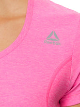 Load image into Gallery viewer, Reebok Women&#39;s Fitted Performance Reverse Marled Jersey T-Shirt
